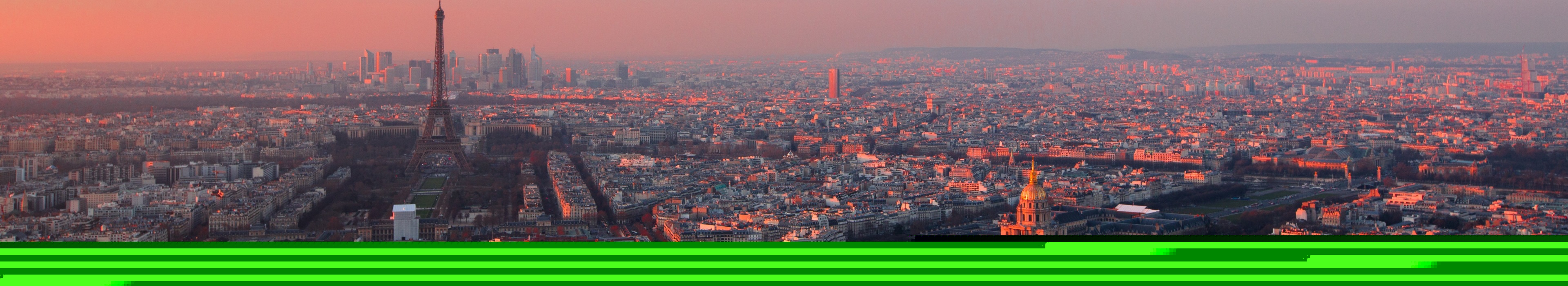 Pariz panoramski pogled iz zraka_3840X700