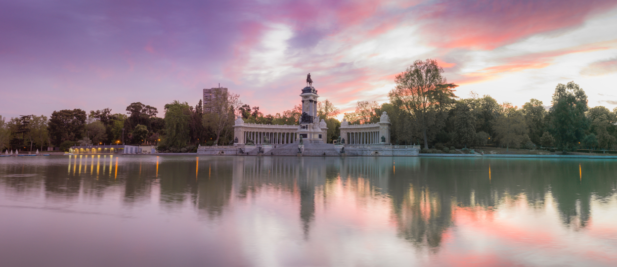 Madrid pogled na Estanque del Retiro i spomenik Alfonsu XII_1248x540