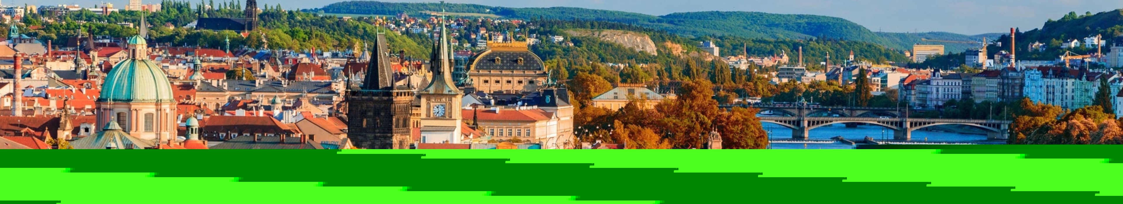 Prag pogled na rijeku Vltavu u praške mostove_3840X700